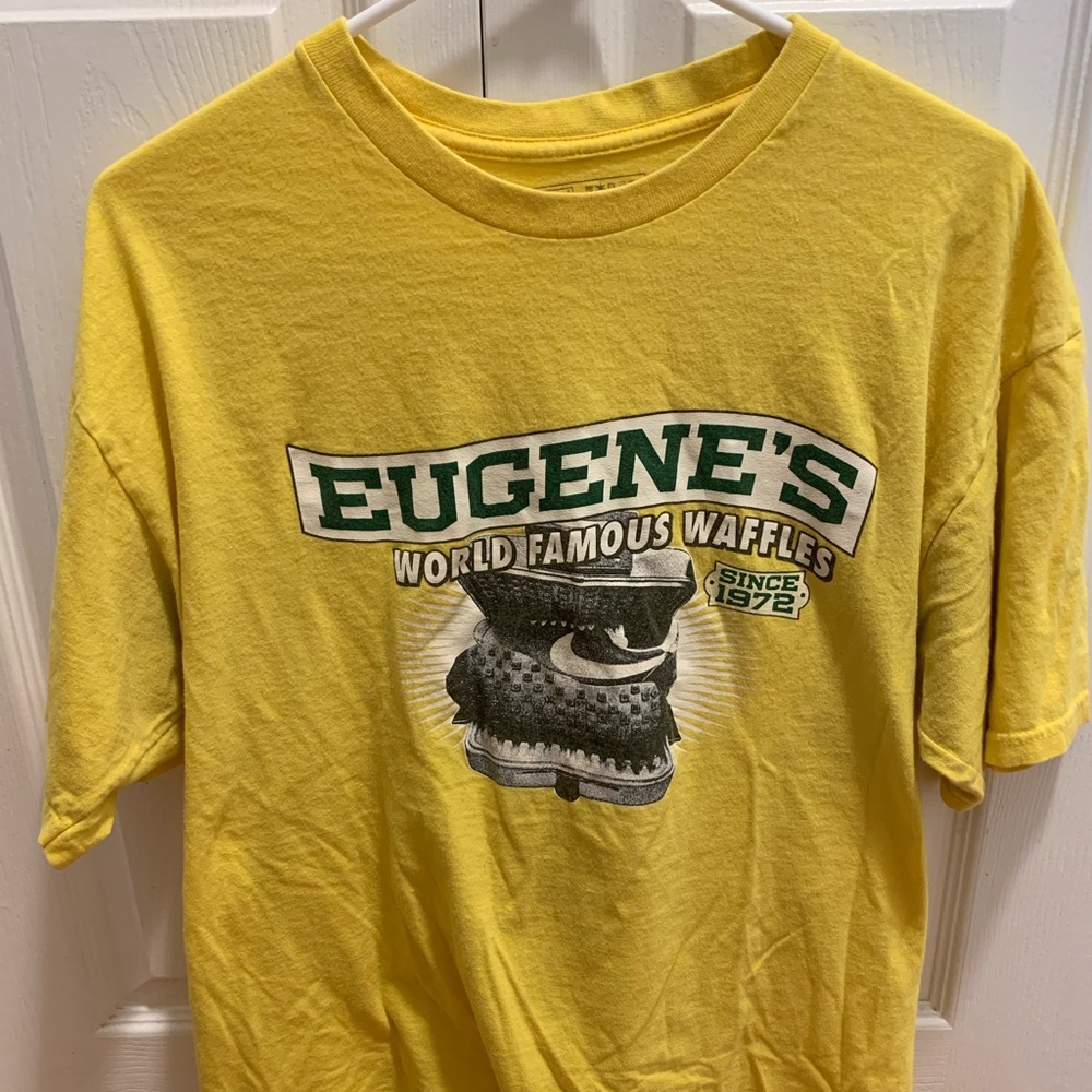 Vintage Nike Eugene Oregon Waffles Track T Shirt